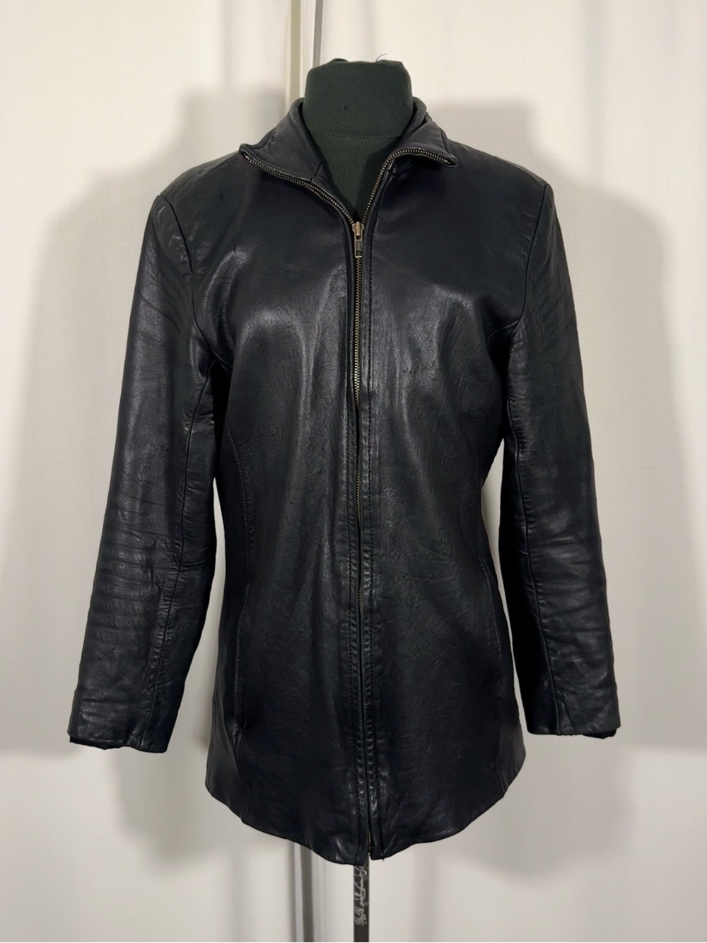 Vintage Canyon Outback Black Leather Jacket